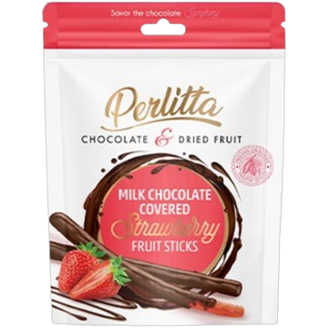 Perlitta Dried Fruit Strawberry Chocolate